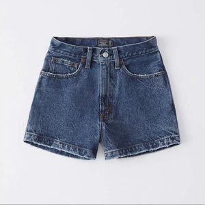 A&F Ultra High Rise Denim Shorts